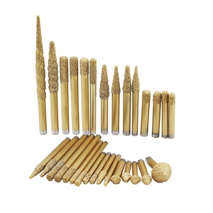 CNC Chân Không Brazed Kim Cương Đá Khắc Bits Cutter Rotary Burrs Công Cụ Khắc Granite Marble Khắc Bits - Product Image 2