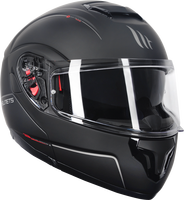 Casque de moto modulaire avec LOGO personnalisé avec fonction rabattable Matériau ABS Évent de spoiler galvanisé certifié DOT