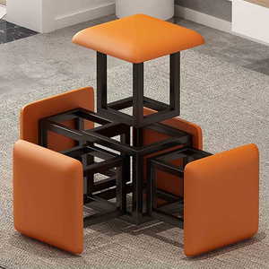 Sillas y Otomanas: Combinación de Taburetes en Forma de <span class=keywords><strong>Cubo</strong></span> <span class=keywords><strong>Rubik</strong></span>, Variedad de Sofás Taburete, Gran Venta - Product Image 4