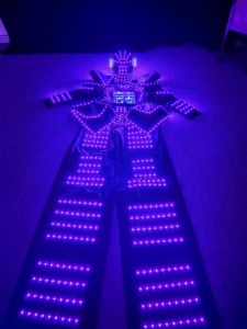 Traje de Robot con Zancos LED para Baile, con Guantes Láser, para Club, Cosplay, Ropa y Accesorios de Baile, Máscara - Product Image 5