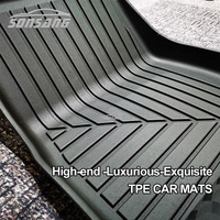 SONSANG Usine Personnalisé Auto Tapis Deep Dish Tapis De Voiture Personnalisé 5D Tapis De Sol De Voiture En Caoutchouc pour Byd Song Plus Seal U Dmi Mats