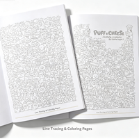 Livre d'activités de coloriage et de traçage personnalisé, reliure thermique, papier à dessin, pratique de l'esquisse, art de gribouillage de monstres mignons