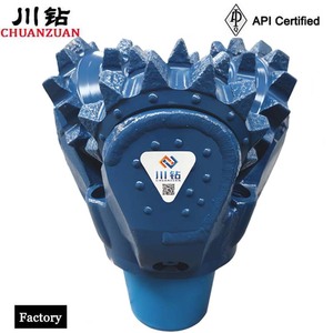 Yağ kuyu kaya delme için IADC217 <span class=keywords><strong>JZ</strong></span> TCI Tricone Bit yüksek Manganese lı çelik silindir konileri dövme sondaj aracı - Product Image 6