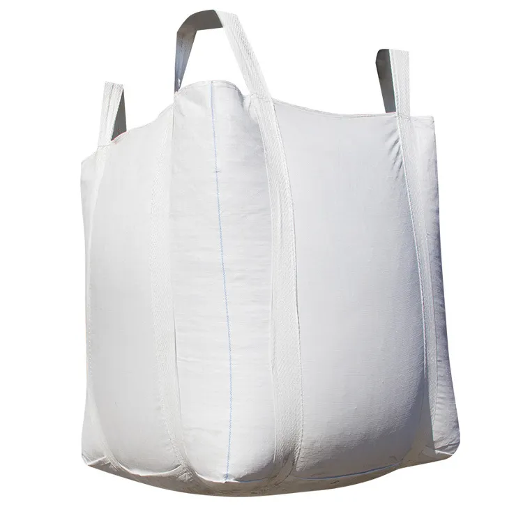 Satılık FIBC 2 ton çanta büyük endüstriyel plastik jumbo çanta özel ambalaj büyük çuval 2000KG toplu