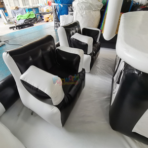 Structure gonflable de qualité commerciale pour fêtes, avec bar, sièges intégrés et toit, piscine gonflable - Product Image 6