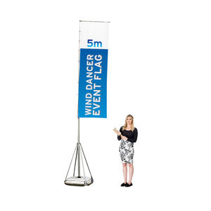 Publicidad al aire libre Nobori Banner 5M 7m Tamaño Bandera gigante Nobori Bandera con asta de aluminio Base de agua - Product Image 2