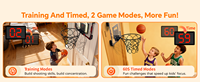 Mini panier de basket d'intérieur pour enfants avec tableau d'affichage électronique LED Entraînement à bord avec logo personnalisable