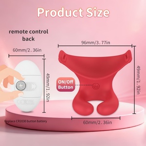 Wholesale <b>Vibrator</b> Sexy Red Lip Mouth <b>Vibrator</b> Tongue <b>Vibrator</b> Clitoris Stimulator Tease Artificial Tongue Sex Toy for Women - Product Image 6