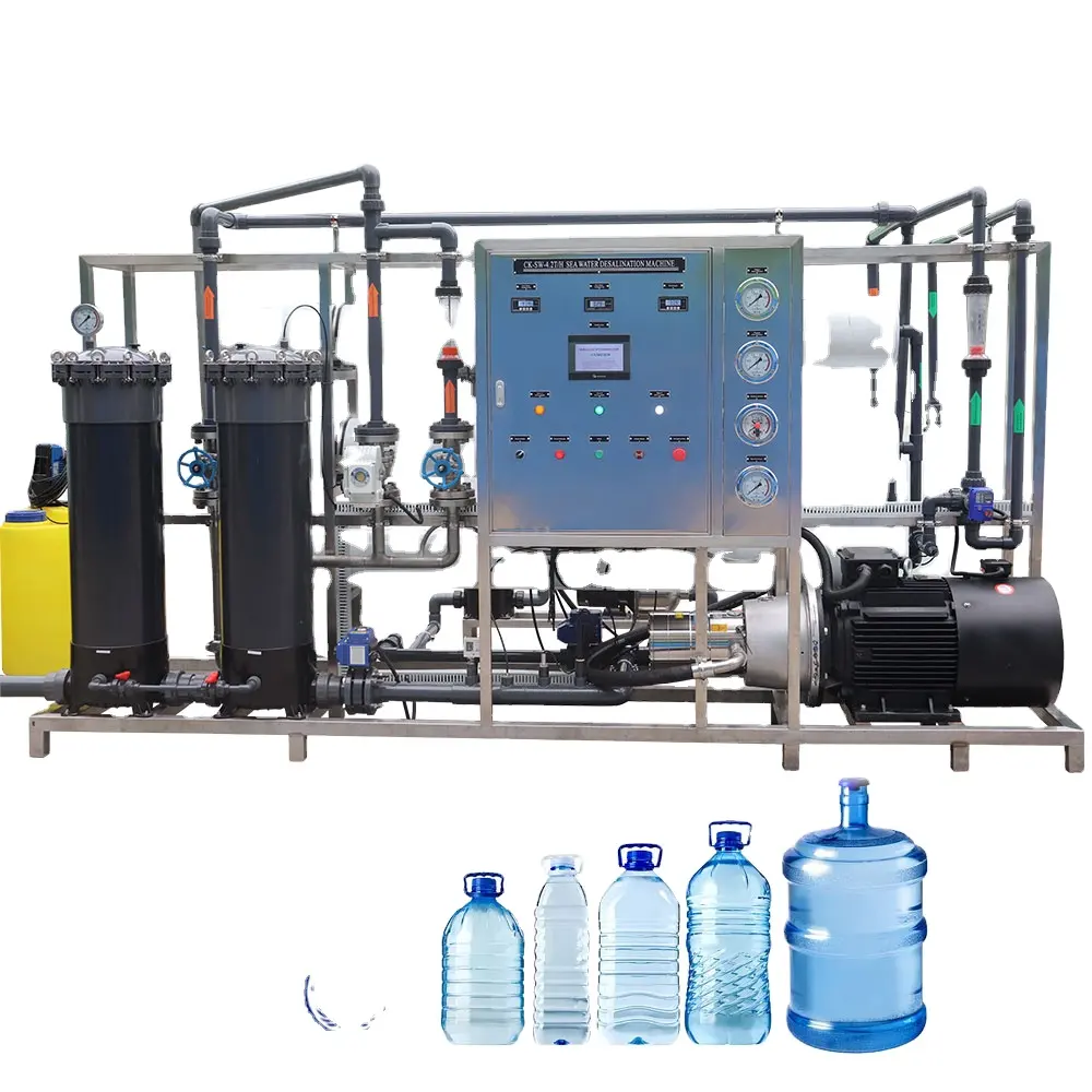 ماكينة swro لمياه البحر في المحيط والمالحة, 100 طن/يوم ، تعمل بتكنولوجيا التناضح العكسي ، بسعر المصنع ، لمياه البحر إلى مياه الشرب ، محطة تحلية مياه الشرب