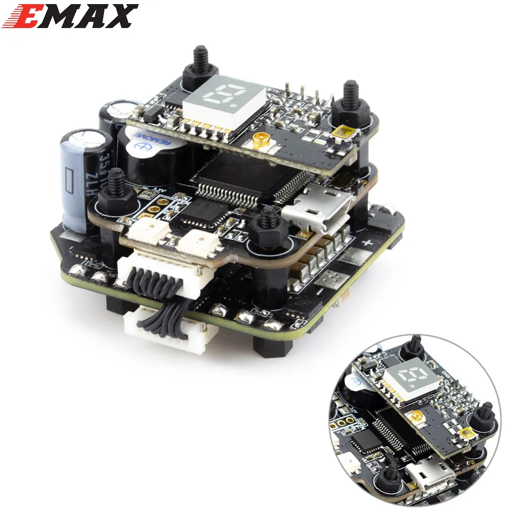 Emax Mini 2 F4 Flight Controller MPU6000 6S BLHELI 32BIT 35amp BLHeli32 Capable ESC Board Current Sensor All-in-One Stack