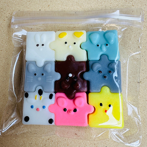 ของเล่นบีบ QYS Taba Squishy ซิลิโคนโมจิ สควิชชี่รูปสัตว์น่ารัก ของเล่นบีบคลายเครียดสำหรับเด็ก - Product Image 5