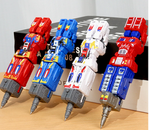 Bolígrafo Deformable, Juguete de Escritorio para Niños, Escritura y Dibujo Dos en Uno, Optimus Sky High Pillar, 40 Piezas, Robots de ABS - Product Image 5
