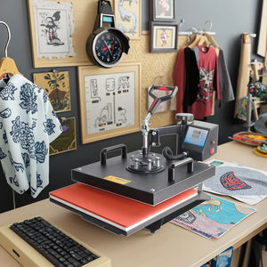 Neues Zustands handbuch 38*38CM Flache Heiß <span class=keywords><strong>press</strong></span> maschine für T-Shirt Telefon hülle Puzzle Glas Holz Rock Foto Sublimation druck - Product Image 4