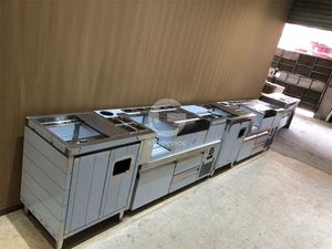 สถานีค็อกเทลสแตนเลสพรีเมียม บาร์ค็อกเทลกลางแจ้งพร้อมตู้เย็น - Product Image 3