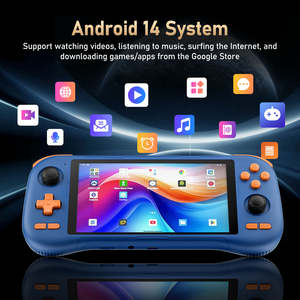 K56 5,5 ''Pantalla táctil Consola de juegos portátil Android 14 Mini Retro Game Player 5000 MAh Batería incorporada Classic <span class=keywords><strong>Play</strong></span> Wi-Fi <span class=keywords><strong>Gif</strong></span> - Product Image 3