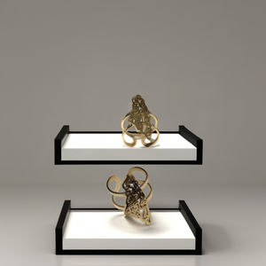 調節可能なイスラムのリングジュエリーの中に書かれたパレスチナの有名な詩とインスピレーションジュエリー316Lステンレス鋼パレスチナ地図 - Product Image 2