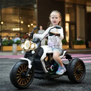 儿童电动摩托车儿童充电三轮车摩托车骑玩具摩托车