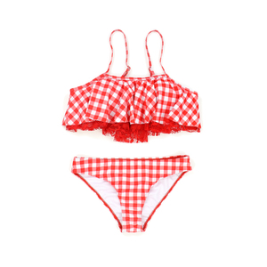 Yiwuyiyuan <strong>Girls</strong> Bathing Suits <strong>Girls</strong> Bikini Set Ruffle <strong>Swimsuit</strong> Printing Cute Two Piece <strong>Swimsuit</strong> for 1-6 Years <strong>Girl</strong> - Product Image 2