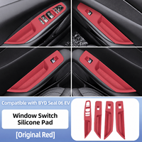 Pour BYD Seal 6 DM-i : Tapis de protection en silicone pour panneau de boutons de porte, couvercle de protection pour interrupteur de lève-vitre, accessoires intérieurs