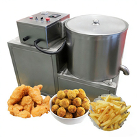 Machine professionnelle de déshuilage et de déshydratation centrifuge en acier inoxydable pour poulet frit, frites, fruits et légumes
