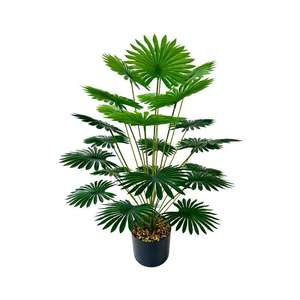 Faux palmier grandeur nature <span class=keywords><strong>en</strong></span> <span class=keywords><strong>pot</strong></span> pour une utilisation intérieure et extérieure sur le patio créant une ambiance de vacances sans arrosage - Product Image 4