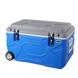 PoeticExist 65L Portable Cooler <b>Box</b> Modern Multi-Functional PE PP Refrigerator Outdoor <b>Camping</b> Beverage Chilling Food - Product Image 2