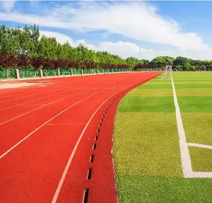 9Mm-13Mm Geprefabriceerde Runway Iaaf Goedgekeurd Rubber Athletic Running Track Voor Stadion