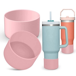 Stivale in Silicone da 12-40 oz per borraccia a bocca larga protettore in gomma per bottiglia Stanley <span class=keywords><strong>HydroFlask</strong></span> manicotto inferiore antiscivolo - Product Image 6