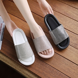 Customize Outdoor Bling Decoration <strong>Flat</strong> Women <strong>Sandals</strong> Outdoor Slides Slippers for <strong>Ladies</strong> Women <strong>Flat</strong> <strong>Sandals</strong> - Product Image 6