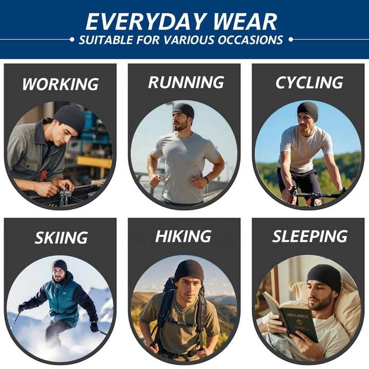 Wholesale Custom Beanie Caps Breathable Travel Skull Cap for Men Women ...