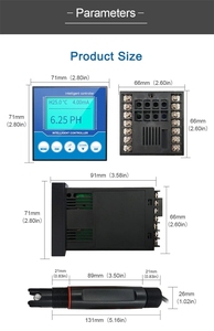 Sensor JXCT-3001-<span class=keywords><strong>PH</strong></span>-ORP, Controlador Automático de <span class=keywords><strong>pH</strong></span>, Transmisor de <span class=keywords><strong>pH</strong></span> y ORP, Monitor para Piscina - Product Image 4