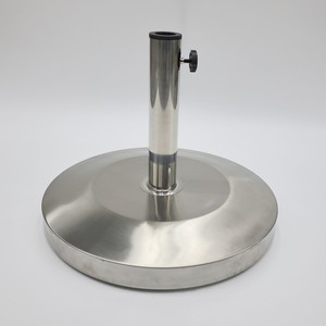 Base de Hormigón de 25 kg para Sombrillas de Exterior, Base Estable con Cubierta de Acero Inoxidable, Parasol Moderno para Patio/<span class=keywords><strong>Terraza</strong></span>/Jardín, Soporte Impermeable para Uso Doméstico - Product Image 3