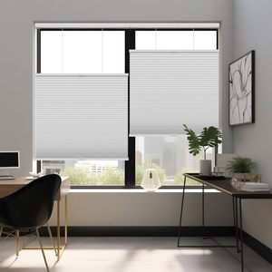 Hai Lớp rèm cửa sổ Rèm cửa tdbu không dây tổ ong mù không dây di động Con lăn Shades tổ ong màn trập rèm - Product Image 3