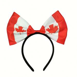 Lot de fans personnalisés drapeau canadien en gros - Casquette de baseball, bandeau et bracelet Coupe du Monde de football 2026, équipement sportif en polyester - Product Image 4