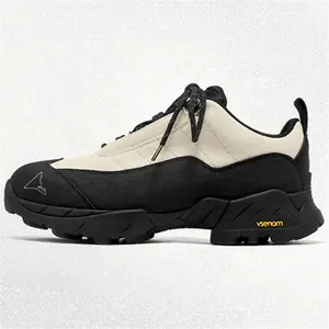 Dropshipping özel Logo eğlence erkekler rahat ayakkabılar su geçirmez kauçuk Sole tırmanma yürüyüş Sneakers erkekler için