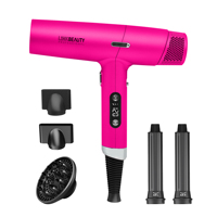 Sèche-cheveux BLDC haute vitesse OEM ODM 110000 tr/min, ionique, lissant, auto-nettoyant, LED, température et vitesse réglables, pour salon et usage domestique