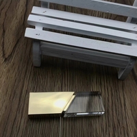Memoria USB de cristal de joyería de diamante Rosa personalizada con logotipo personalizado caja de lino de luz Led boda 128Mb