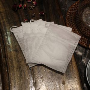 Bolsitas de Té Personalizadas de Tela No Tejida con Cordón, Sin Blanquear, Vacías, con Filtro Infusor para Té de Hierbas y Bebidas Diarias en el Hogar - Product Image 2