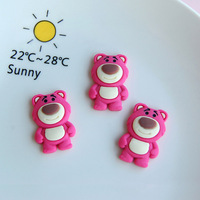 Mini flatback résine breloques dessin animé cabochon flatback artisanat ornements crème colle décorations bricolage accessoires pour phonecasesshoes
