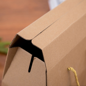 Boîte en papier pour <span class=keywords><strong>toit</strong></span> <span class=keywords><strong>de</strong></span> voiture, recyclable et robuste, avec poignée en corde, idéale pour le branding et la livraison <span class=keywords><strong>de</strong></span> cadeaux – Offre Spéciale - Product Image 5