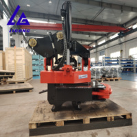 Tiltrotator inclinable à 45 degrés, rotation hydraulique, attache rapide pour excavatrice de 3,5 tonnes à 4 tonnes