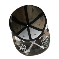 Casquette de baseball unisexe ajustable en PVC, style streetwear sportif hip-hop, visière plate, broderie en tissu commun, 6 panneaux, protection solaire