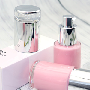 Base de Maquillage Naturelle Formule Améliorée, Crème de Teint et Illuminateurs <span class=keywords><strong>Visage</strong></span> avec Tube Doré Personnalisé, Étiquette Personnalisée Rapide - Product Image 4