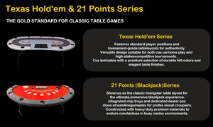 Table <span class=keywords><strong>de</strong></span> casino <span class=keywords><strong>de</strong></span> <span class=keywords><strong>Blackjack</strong></span> demi-ronde haut <span class=keywords><strong>de</strong></span> gamme pour 7 joueurs, avec pieds pliables en métal, couleur personnalisée, logo, pour la maison, les fêtes ou la salle <span class=keywords><strong>de</strong></span> poker - Product Image 3