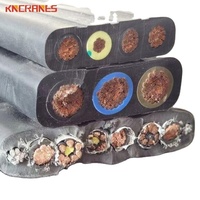 Alimentation électrique de grue de fil de câble électrique d'isolation en caoutchouc de silicone à noyau unique à haute tension