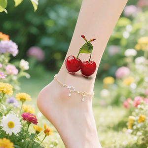 Vente chaude Noeud Papillon 3D Sexy Lèvres Rouges Autocollant De <span class=keywords><strong>Tatouage</strong></span> Temporaire Étanche Série De Fruits Cerise Corps Autocollant De <span class=keywords><strong>Tatouage</strong></span> - Product Image 3