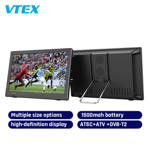 Téléviseur numérique portable de <span class=keywords><strong>9</strong></span> pouces, 10 pouces, compact, petit écran LCD, prend en charge ATSC DVB-T2, Coupe du monde de football, batterie 1500 mAh, téléviseur de poche - Product Image 1