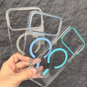 NUEVO Never Turns Yellow Series Estuche rígido de PC transparente de 1,5mm de espesor para 15/16/17 <span class=keywords><strong>Pro</strong></span> <span class=keywords><strong>Max</strong></span> 1600 Armadura de carga inalámbrica - Product Image 4