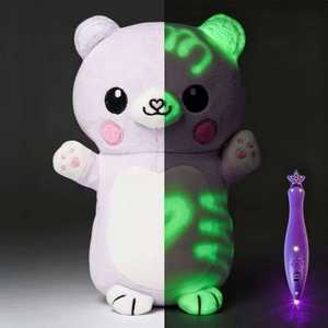 Muñeco de Peluche Luminoso para Niños, Muñeco para Pintar y Dibujar, Juguete de Confort Luminoso, Regalo de Cumpleaños para Bebés, Juguete Divertido de Peluche con Forma de Animal - Product Image 2