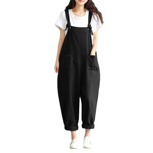 Nouveau à venir femmes salopette Harem <span class=keywords><strong>combishort</strong></span> femmes lâche Vintage grande taille combinaisons - Product Image 4